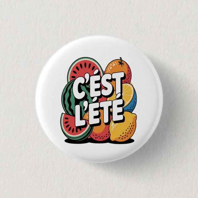 Lemon Breeze Button (Front)
