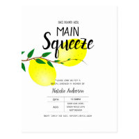 Lemon Bridal Shower Found Her Main Squeeze Invites