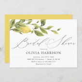 Lemon Bridal Shower Invitation (Front/Back)