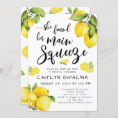 Lemon Bridal Shower Invitation (Front/Back)