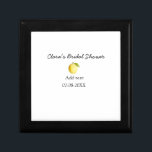 Lemon bridal shower modern simple minimal rustic b gift box<br><div class="desc">Design</div>