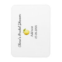 Lemon bridal shower modern simple minimal rustic b