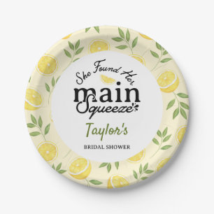 Lemon Bridal Shower  Paper Plates