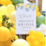 Lemon Bridal Shower Welcome Foam Board Sign