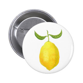 Lemon Buttons & Pins | Zazzle