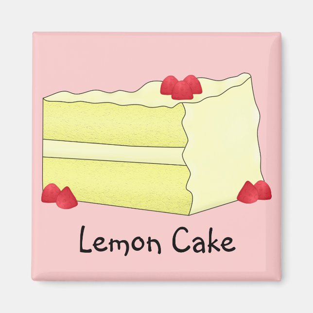 Lemon Cake Magnet (Front)
