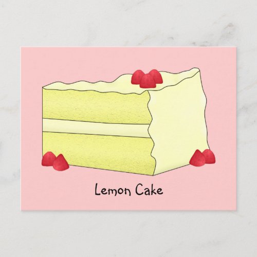 Lemon Cake Recipe Card