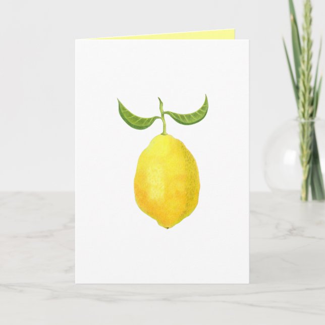 Lemon Card (Front)