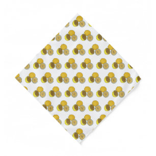 Lemon cartoon illustration bandana
