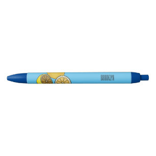 Lemon cartoon illustration pen
