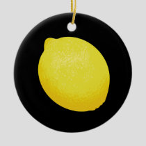 Lemon Ceramic Ornament