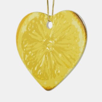 Lemon Ceramic Ornament | Zazzle