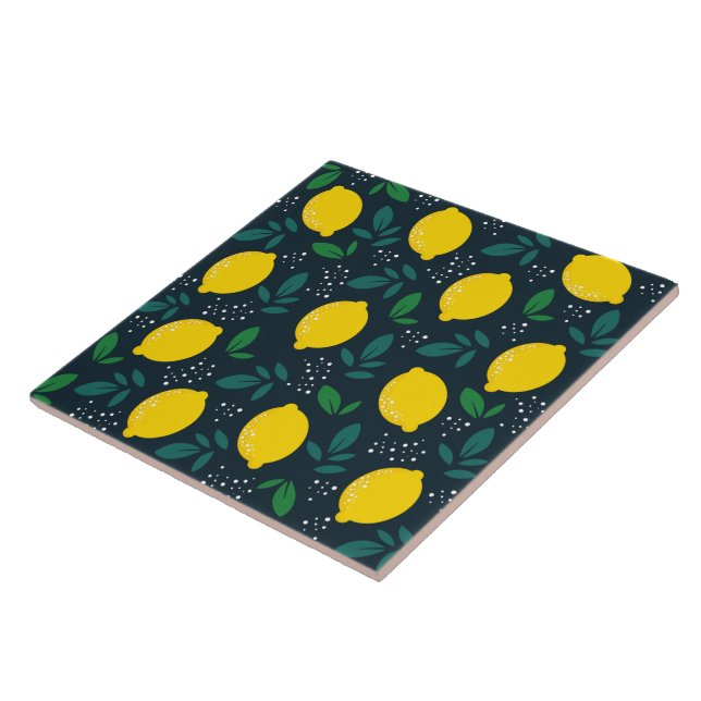 Lemon Ceramic Tile (Side)