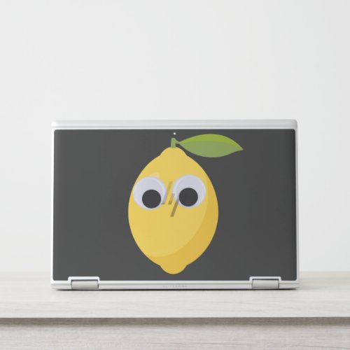 Lemon Character sweet fruit with googly eyes  HP Laptop Skin