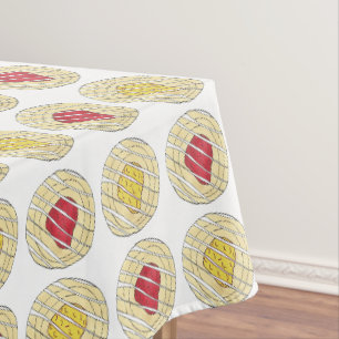 Lemon Cherry Danish Fruit Pastry Danishes Tablecloth