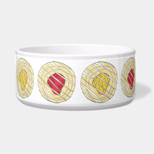 Lemon Cherry Danishes Breakfast Sweet Pastry Bowl