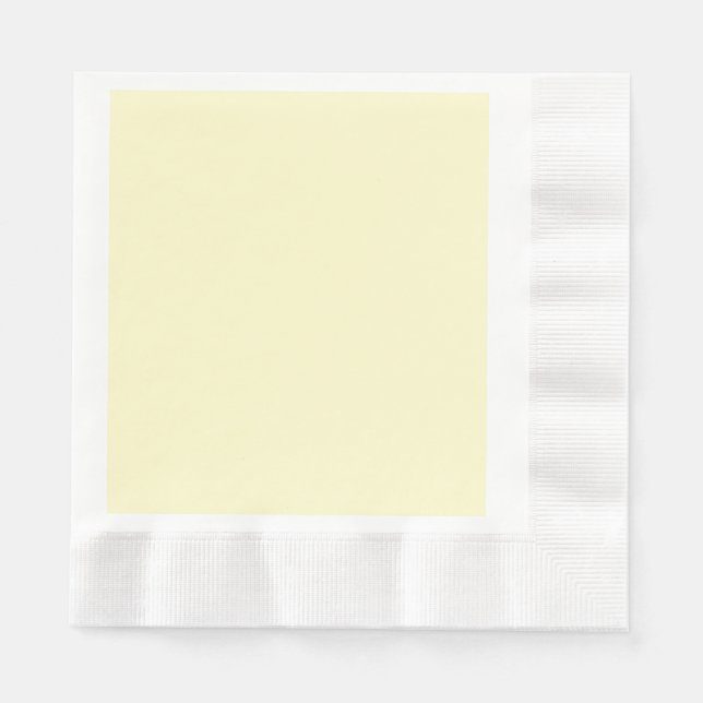Lemon Chiffon Napkins (Front)
