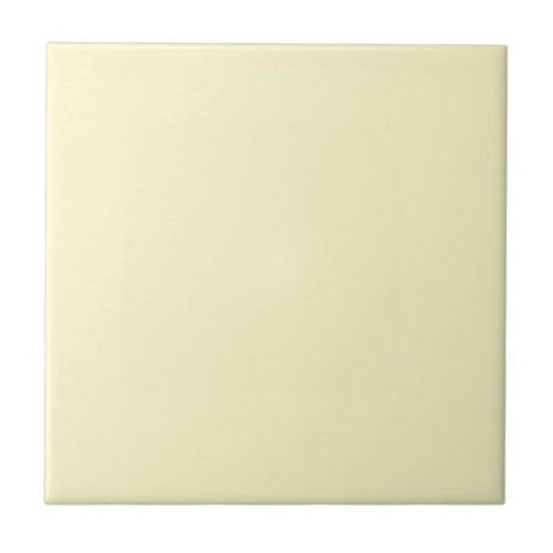 Lemon Chiffon Solid Color Ceramic Tile