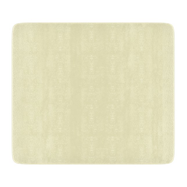 Lemon Chiffon Solid Color Cutting Board (Front)