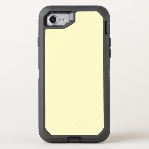 Lemon Chiffon Solid Color It OtterBox Defender iPhone SE87 Case