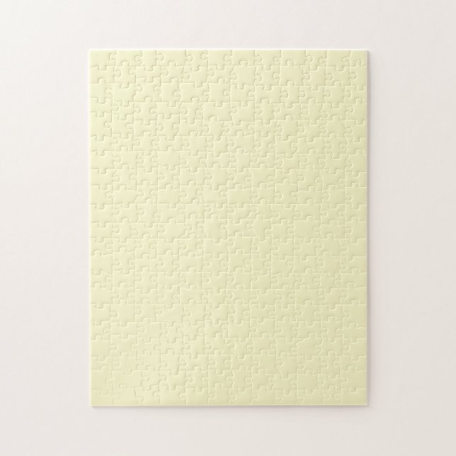 Lemon Chiffon Solid Color Jigsaw Puzzle (Vertical)