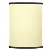 Lemon Chiffon Solid Color Lamp Shade (Left)