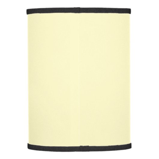 Lemon Chiffon Solid Color Lamp Shade (Back)