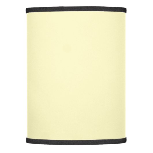 Lemon Chiffon Solid Color Lamp Shade (Front)