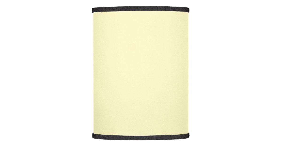 Lemon Chiffon Solid Color Lamp Shade Zazzle