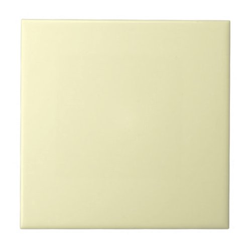 Lemon Chiffon Solid Color Tile