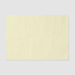 Lemon Chiffon Solid Color Tissue Paper