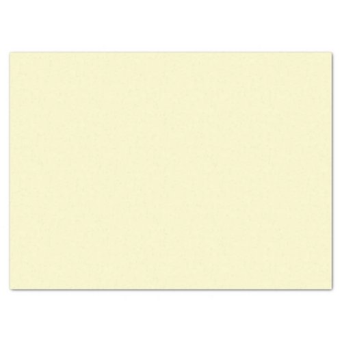 Lemon Chiffon Solid Color Tissue Paper