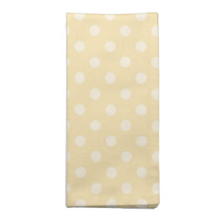 Lemon chiffon yellow napkin