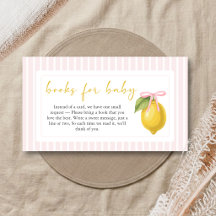 Lemon Ciao Baby Shower Books for Baby