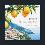 Lemon Citrus Amalfi Coast Bridal Shower Favor Tags<br><div class="desc">Lemon Citrus Amalfi Coast Bridal Shower Favor Tags</div>