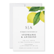 Lemon Citrus Branch Greenery Wedding