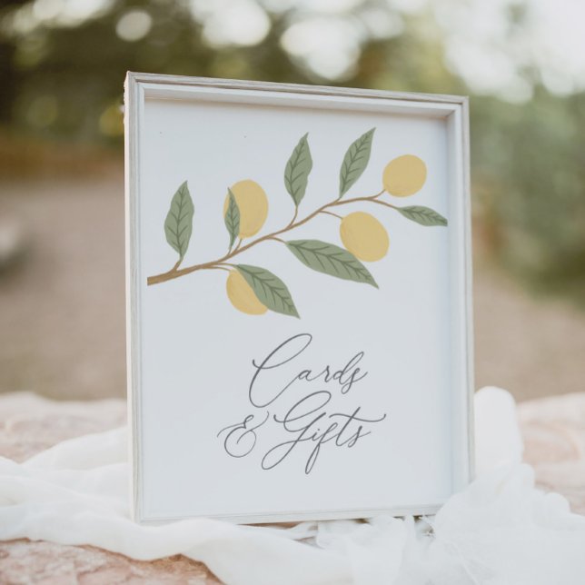 Lemon Citrus Cards and Gifts Sign (Creator Uploaded)