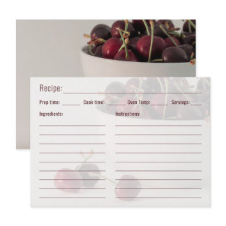 Lemon Citrus Food Photo With Recipe Template