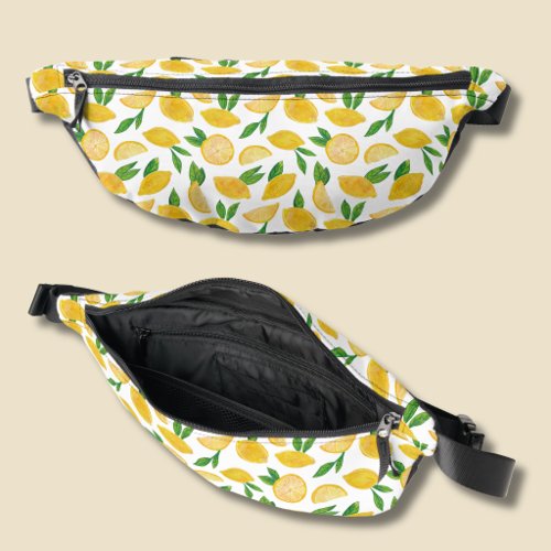 Lemon Citrus Fruit Pattern Fanny Pack