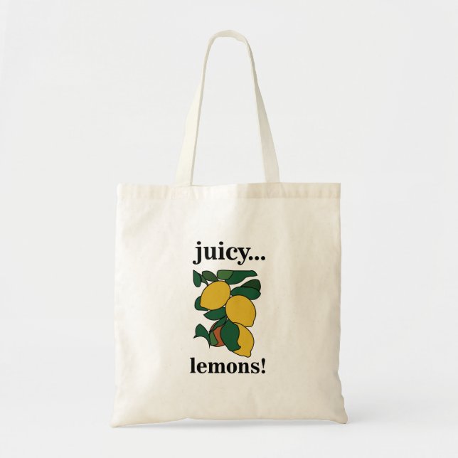 Lemon Citrus Fruit Summer  Tote Bag (Front)