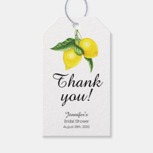 Lemon Citrus Gift Tags