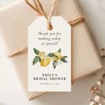Lemon Citrus Main Squeeze Bridal Shower Gift Tags<br><div class="desc">Lemon Citrus Main Squeeze Bridal Shower Gift Tags</div>