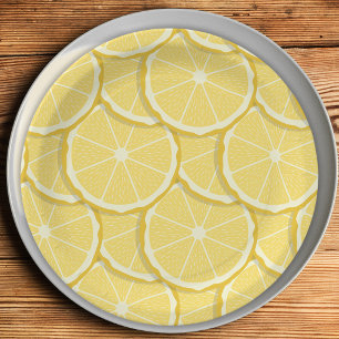Lemon Citrus Paper Napkins Italian Summer Plates