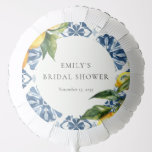Lemon Citrus Positano Italian Bridal Shower Balloon<br><div class="desc">Lemon Citrus Positano Italian Bridal Shower Balloon</div>