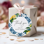 Lemon Citrus Positano Italian Bridal Shower Favor Tags<br><div class="desc">Lemon Citrus Positano Italian Bridal Shower Favor Tags</div>