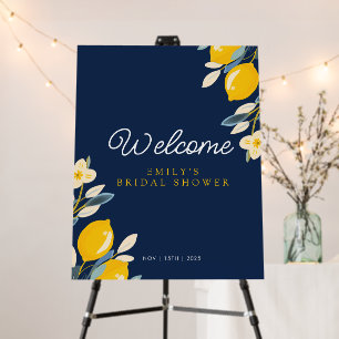 Lemon Citrus Positano Welcome Sign