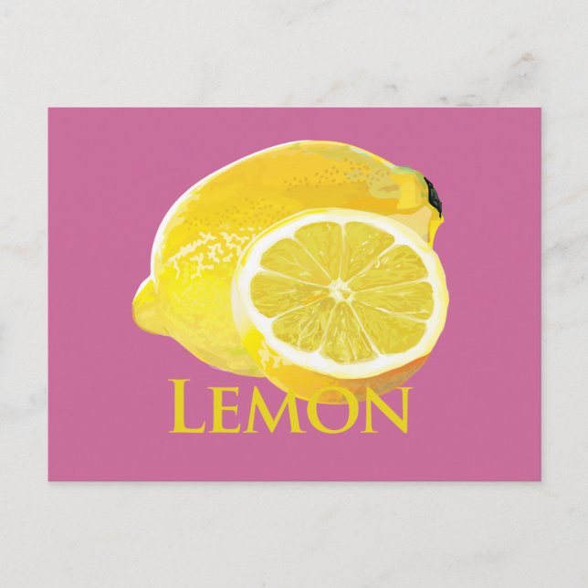 Lemon Citrus Postcard (Front)