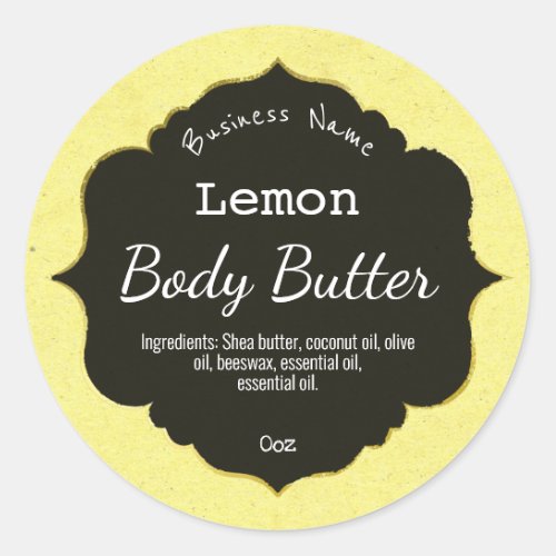Lemon Citrus Products Yellow Labels