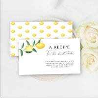 Lemon Citrus - Recipe for the bride to be