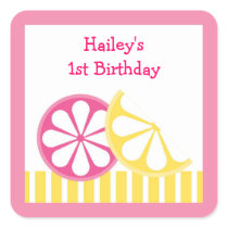 Lemon Citrus Stickers Envelope Seals